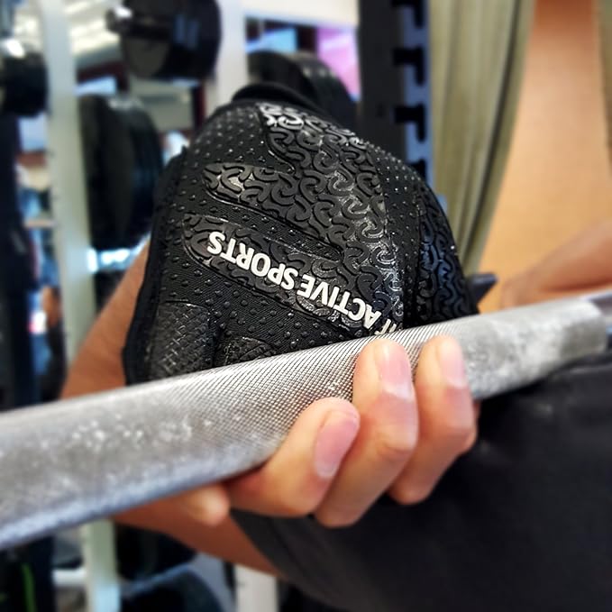Fit Active Sports Gripper Weight Lifting Gloves with Wrist Wraps - Extra Grip & Padding for Lifting, Gym Workout, Cross Training Fitness, & Weightlifting. for Men & Women. No Calluses