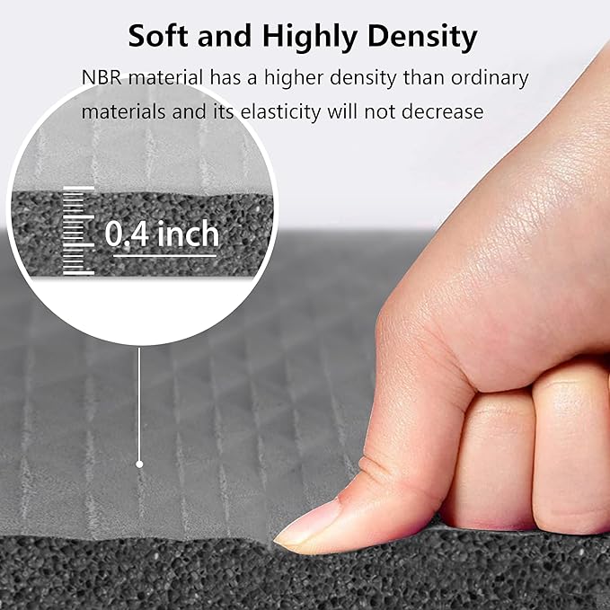 LFS Yoga Mat 72.8" x 31.5" x 2/5 inch Thick With Strap and Bag, Extra Wide Workout Mat for Women and Men, Non Slip Exercise Mat for Home Outdoor Yoga, Pilates, Stretching, Floor & Fitness Workouts