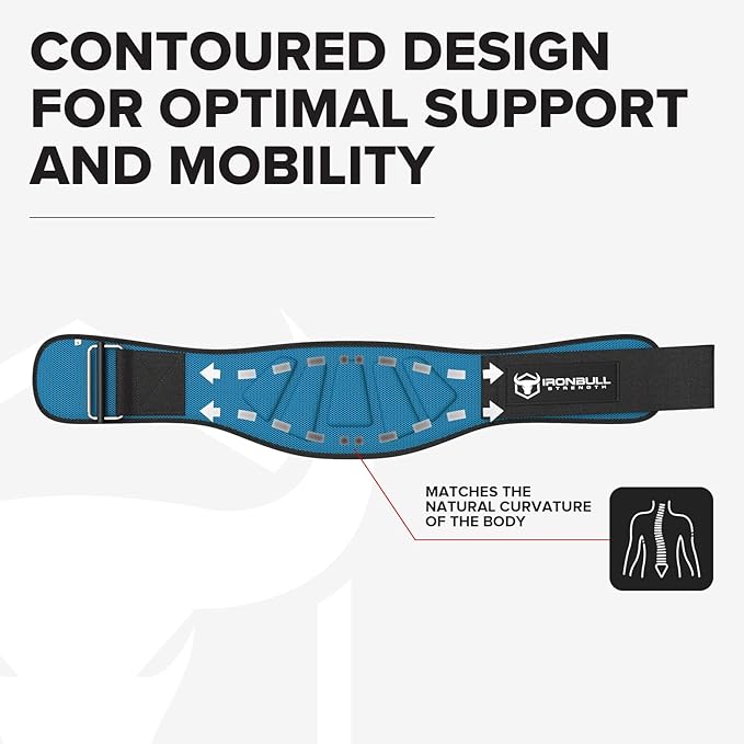 Weightlifting Belt For Men and Women - 6 Inch Auto-Lock Weight Lifting Back Support, Workout Back Support for Lifting, Fitness, Cross Training and Powerlifitng
