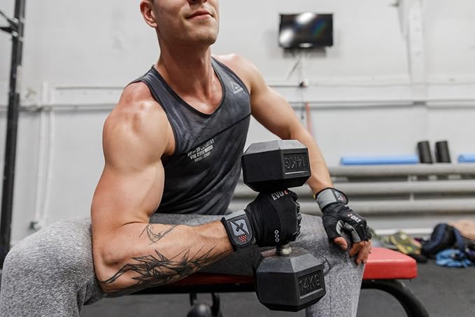 skott Evo 2 Weightlifting Gloves with Integrated Wrist Wrap Support-Double Stitching for Extra Durability-Get Ripped with The Best Body Building Fitness and Exercise Accessories