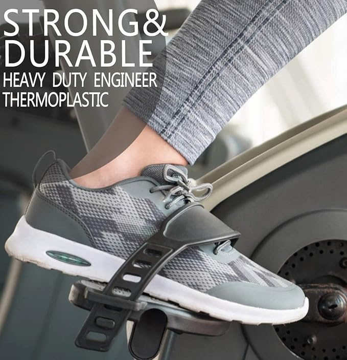 Exercise Bike Pedals with Straps for Peloton Bike, Spin Cycling Bike, Indoor Exercycle Bike, Stationary Recumbent Bicycle Replacement Parts