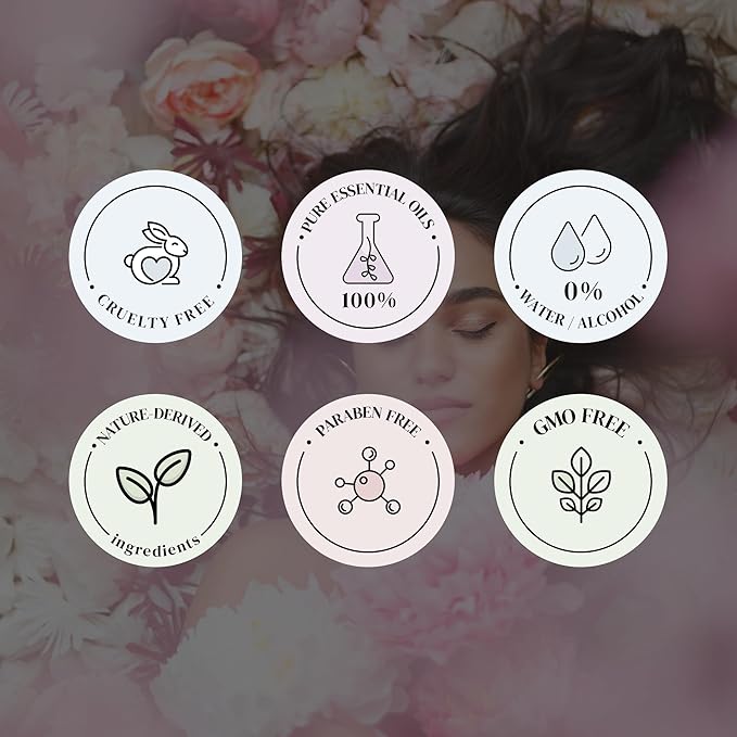 Vintage Bloom Essential Oils for Diffusers for Home, Nature-derived Peony Essential Oil, Long-Lasting & Family-Friendly Diffuser Oils Scents, IFRA Certified, Cold Air & Ultrasonic - 16 oz