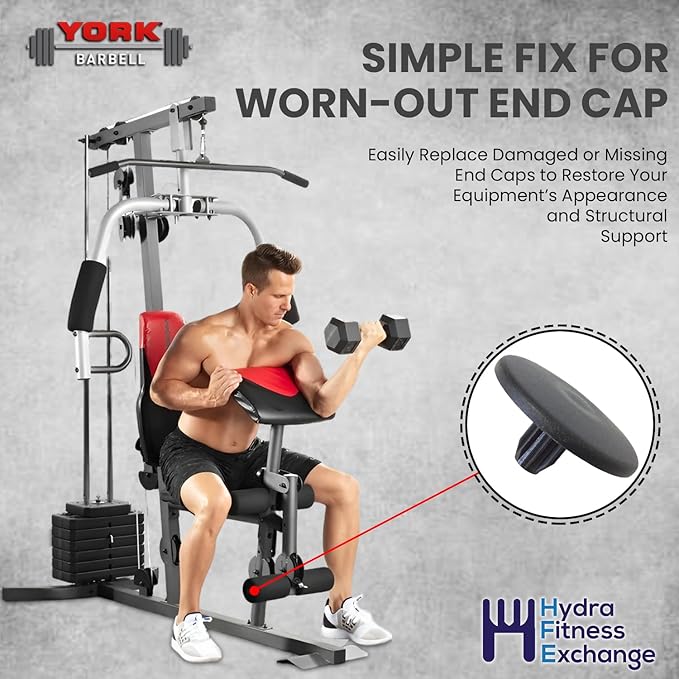 Icon Health & Fitness, Inc. Round Pad End Cap 280313 Works W Gold's Gym Weider Strength System