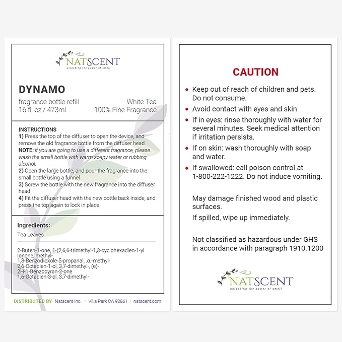 White Tea Essential Oils for Diffusers for Home, Nature-derived White Tea Diffuser Oil, Long-Lasting & Family-Friendly Diffuser Oils Scents, IFRA Certified, Cold Air & Ultrasonic - 16 0z