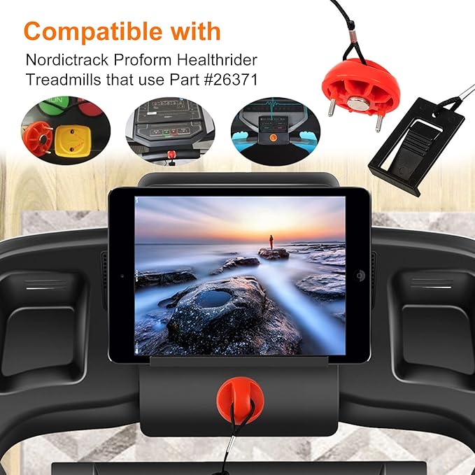 Treadmill Magnet Safety Key for Most of Proform Image Weslo Reebok Epic Golds Gym Freemotion and Healthrider Treadmills