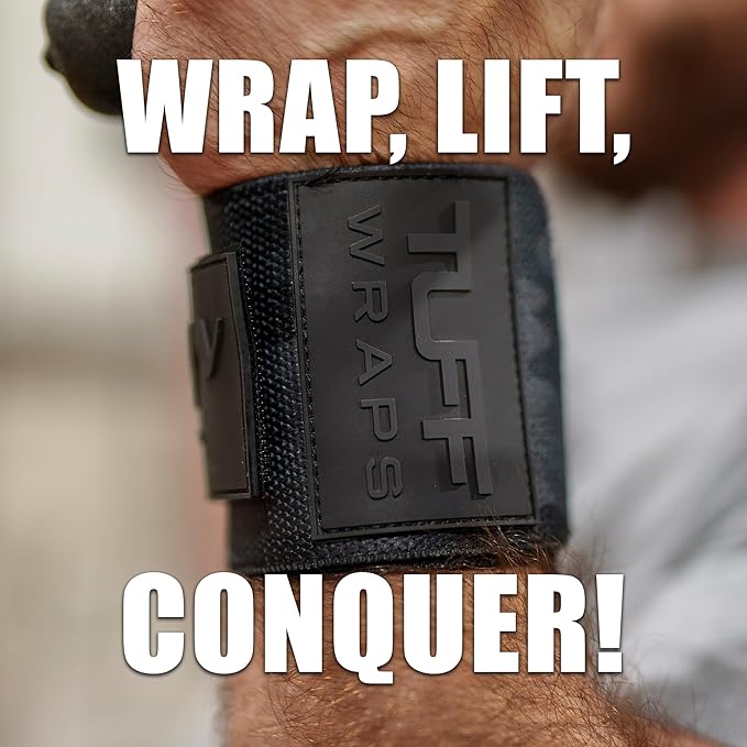 Villain 16" Wrist Wraps for Weightlifting & Powerlifting – Adjustable Support Straps for Men and Women – Ideal for Strength Training, CrossFit, Bodybuilding – Durable Comfort to Eliminate Wrist Pain - BLACK Camo