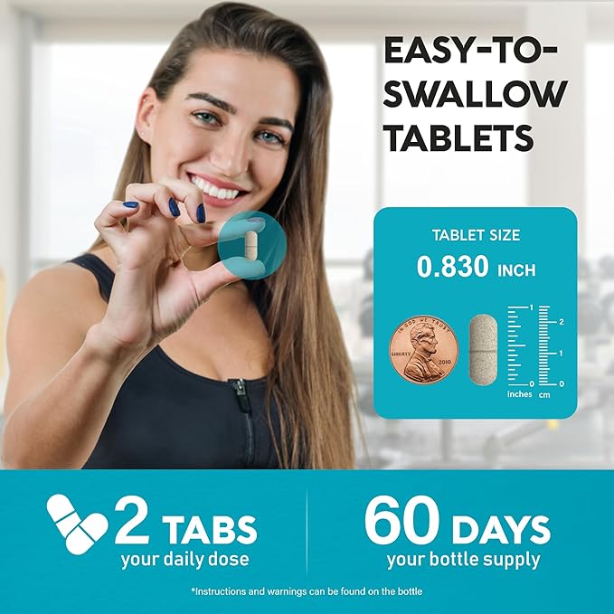 Electrolytes - Electrolyte Tablets with Magnesium, Sodium, Potassium, Chloride, Vitamins D3 & B6, Kelp Powder - Salt Pills - Made in USA - Oral Tablets as Capsules - Vegan & Keto Friendly - 120 Tabs