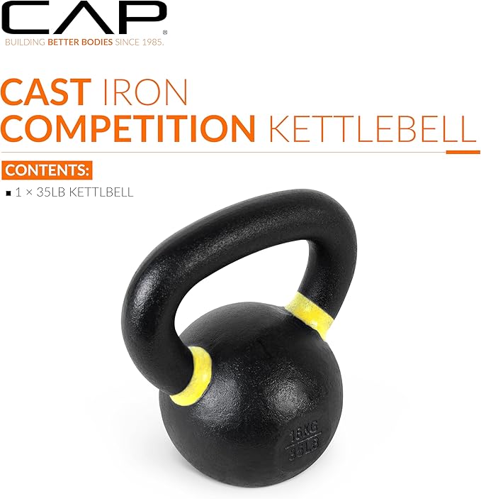 Cap Barbell Cast Iron Competition Kettlebell Weight