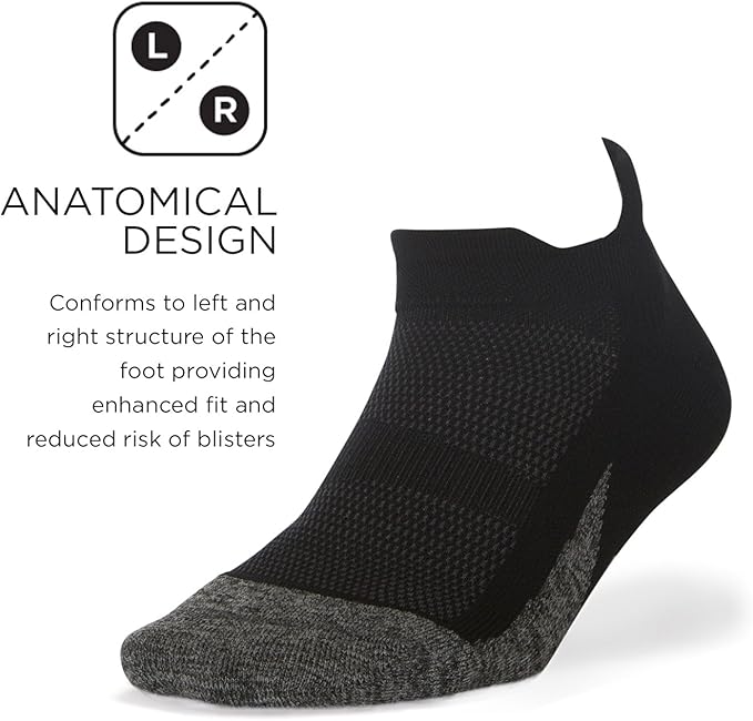 Feetures Elite Ultra Light Cushion Ankle Socks - Sport Sock with Targeted Compression