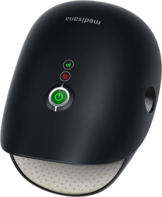 Hand Massager with Heat and Compression, Cordless Hand Massager for Arthritis and Carpal Tunnel Relief, Knuckle Stretching Massage, Personalized Birthday Gifts for Women/Men-Black