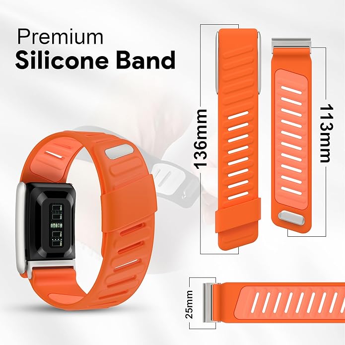 Silicone Sport Replacement Band Compatible with WHOOP 5.0, One, Peak, and Life Fitness Tracker – Breathable, Durable & Comfortable | Not for Whoop Gen 4