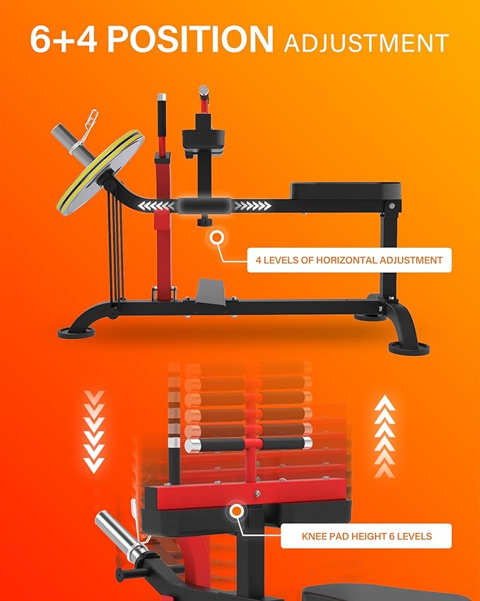 HVO Seated Calf Raise Machine: Calf Machine Home Gym Calf Workout Machine Leg Training and Exercise