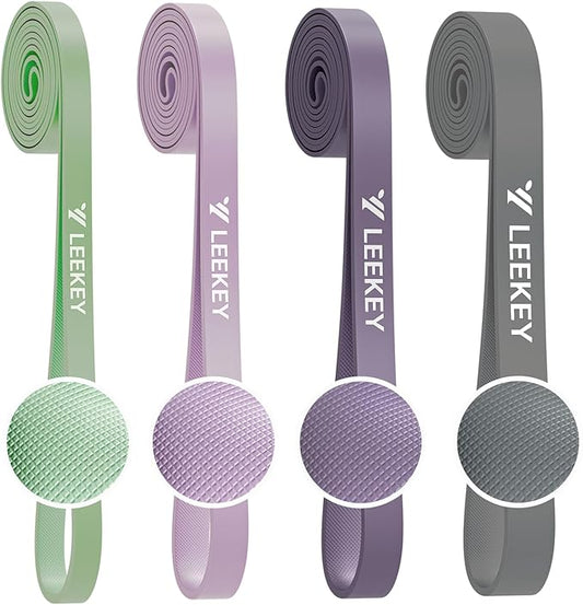 LEEKEY Resistance Bands Set for Pull-Up Assistance & Full-Body Training, Multi-Level Exercise Bands with Bag for Home Workouts, Physical Therapy, Strength Training (Men/Women)