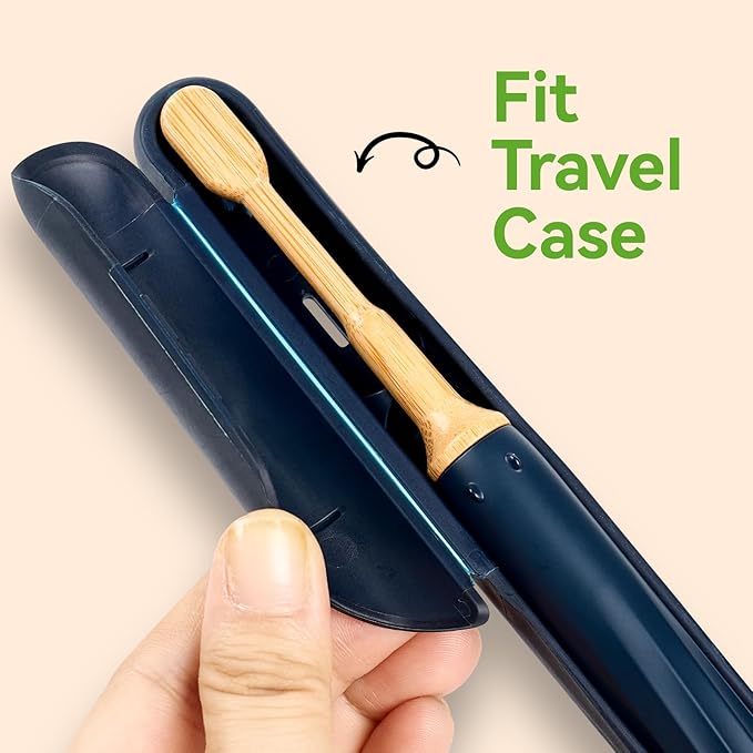 Bamboo Toothbrush Heads Compatible with Philips One by Sonicare, Soft Castor-Oil Bristles, Biodegradable Toothbrush Replacement Heads, Eco-Friendly & Daily Cleaning