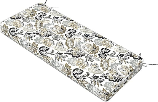 Outdoor Bench Cushion, Bench Furniture Cushion 48x18x3 Inch, Porch Swing Cushions for Home Garden Loveseat Couch Sofa Glider, Dailey Tan