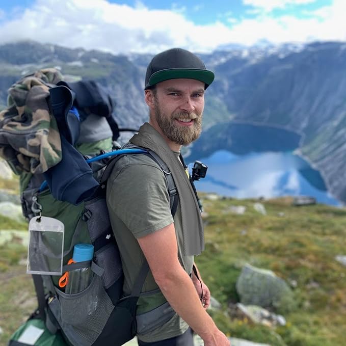 Custom 1-200 Pack Cooling Towel 40"x12", Design Your Team Logo Photo Ice Towel Personalized Soft Breathable Sport Towel Customized Workout Sweat Towel for Yoga Gym Activities (Dark Grey)