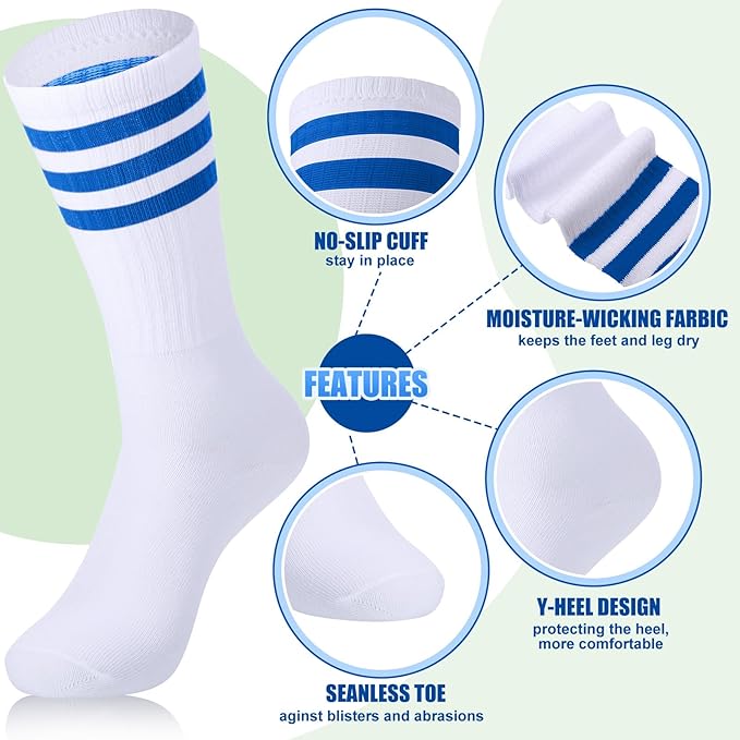 Hillban 80s Workout Outfit 80s Accessories for Women Men Neon Sweatbands Headbands for Tennis Volleyball Sport