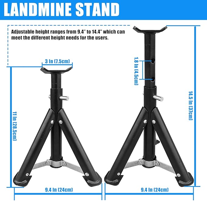 Viking Press Landmine Handle for 2-Inch Barbell, Hack Squat T-Bar Row Attachment Strength Training Accessories, Shoulder Press Landmine Attachment Equipment
