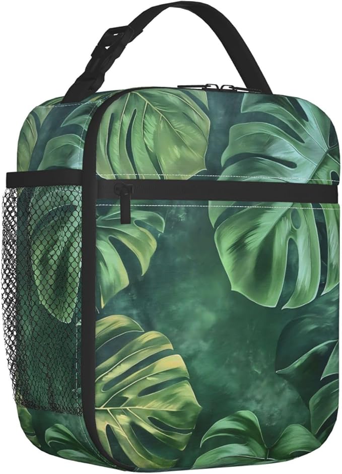 Insulated Lunch Box for Women Men, Sage Green Lunch Box Reusable Portable Lunch Bag Cooler Tote Waterproof Lunch Container for Office Picnic Work Travel Hiking