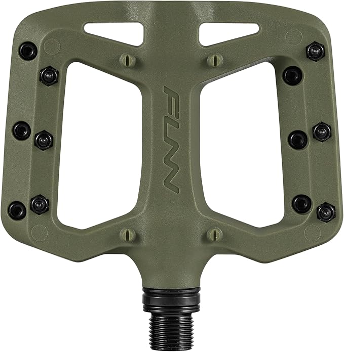 Funn Taipan S Glass Fiber Reinforced Thermoplastic Bike Pedals with 9/16-inch CrMo Axles for MTB/BMX/Urban/Gravel Riding, Suitable for Youth, Kids and Young Riders