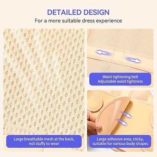 Fit Geno Back Brace Posture Corrector for Women and Men, Shoulder Straightener, Adjustable Full Back Support, Upper and Lower Back Pain Relief - Scoliosis, Hunchback, Hump, Thoracic, Spine Corrector (Multicolor, Medium)