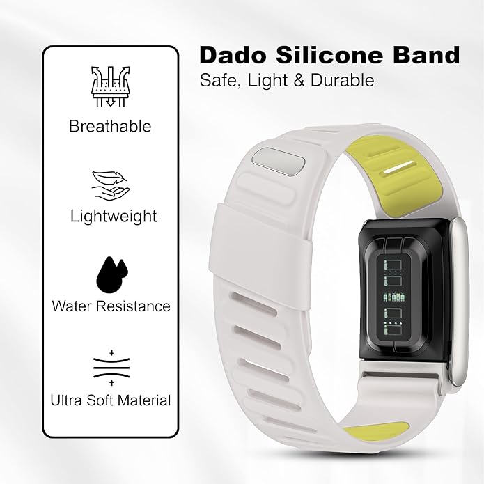 Silicone Sport Replacement Band Compatible with WHOOP 5.0, One, Peak, and Life Fitness Tracker – Breathable, Durable & Comfortable | Not for Whoop Gen 4