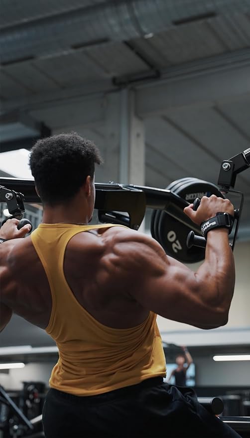 Fitgriff® Elite Straps - Lifting Wrist Straps (Rubber Grips) for Weightlifting, Gym, Workout, Deadlift - Anti-Slip Revolution for Men and Women