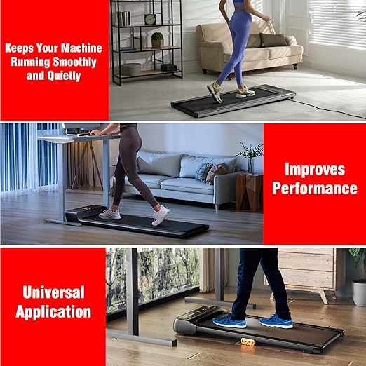 2 Pack Walking Pad Belt Lubricants/Lubes, 6 fl oz, Premium 100% Pure Silicone,High Temperature Resistant And Stable Lubricant For Walking Pad Treadmill For Home, Desk Treadmill, Reduce Friction