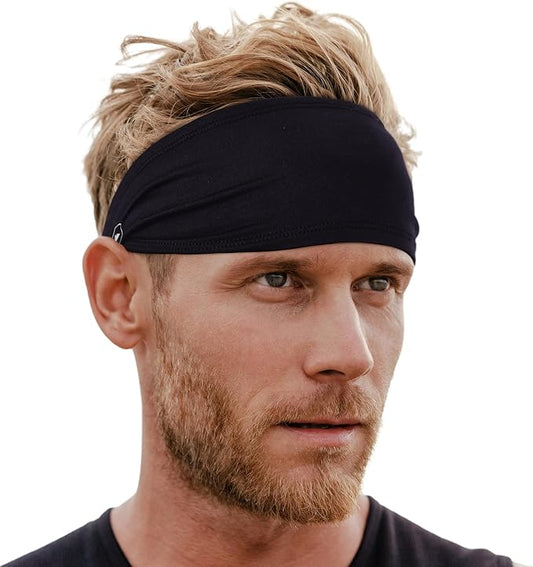 Tough Headwear Sport Headbands for Men - Workout Headbands for Women - Running Headband -Tennis Athletic Sweatband