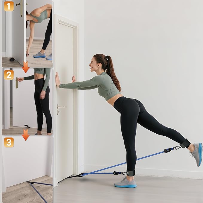 Readaeer Resistance Bands, Exercise Bands for Working Out, Work Out Bands with Handles for Men and Women for Indoor and Outdoor Sports, Fitness, Suspension, Speed Strength, Training, Home Gym,Yoga