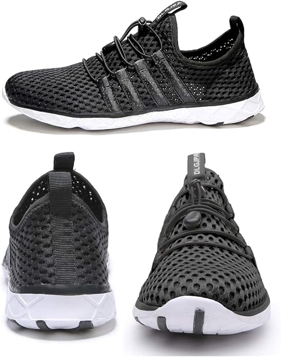 DLGJPA Men's Lightweight Quick Drying Aqua Water Shoes Athletic Sport Walking Shoes