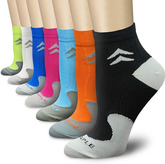 CHARMKING Compression Socks for Women & Men Circulation 15-20 mmHg is Best for Athletic Running Cycling Nurse Daily Wear