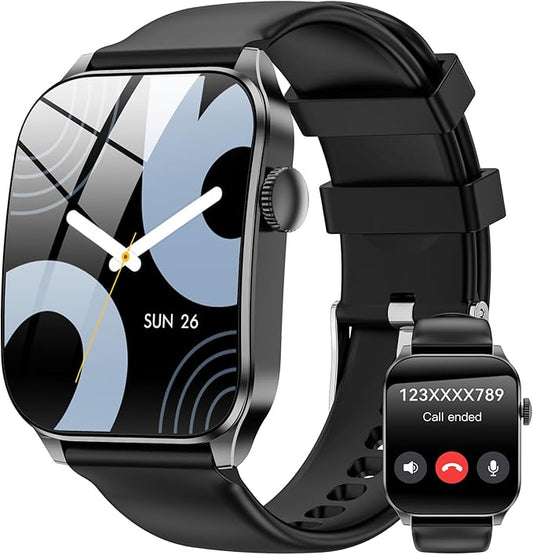 Curve Smart Watch for Men Women, 1.91" Smartwatches with 120+ Sport Modes, Fitness Tracker with Bluetooth Call, Heart Rate, Waterproof Activity Tracker Smartwatch for iOS Android Phones