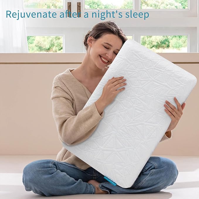 Cooling Memory Foam Pillows for Sleeping, Cooling Gel Pillow for Hot Sleepers, Bed Pillow for Side, Back and Stomach Sleepers, Luxury Firm Gel Pillow for Neck Pain Relief