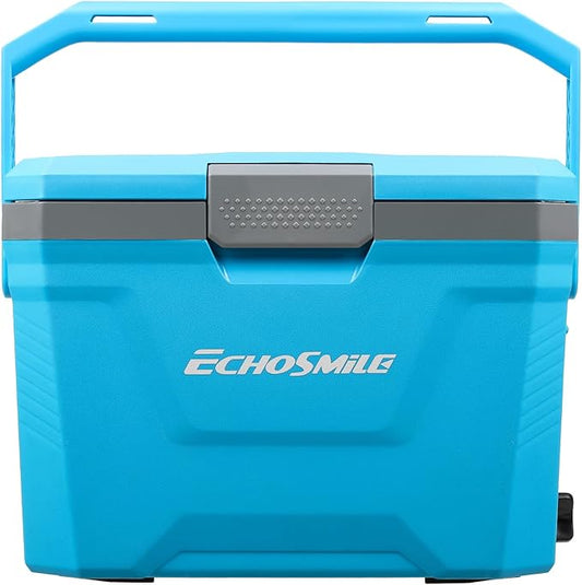 EchoSmile Portable Cooler 20L/21qt, Outdoor Insulated Ice Chest Box