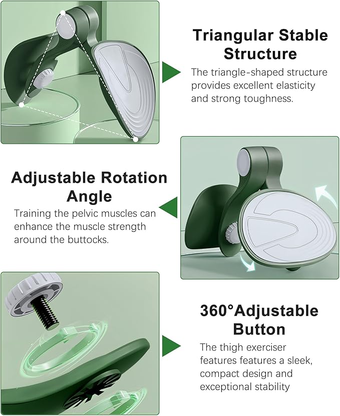 Hip Trainer Kegel Exerciser, Pelvic Floor Trainer, Kegel Trainer for Postpartum Rehabilitation, Trimmer Inner Thigh, Thigh Toner Workout