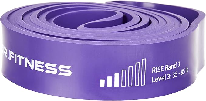 Rise Bands Heavy-Duty Exercise Resistance Band for Physical Therapy, Fitness, Muscle Development, Rehab, Mobility, Stretching, and More
