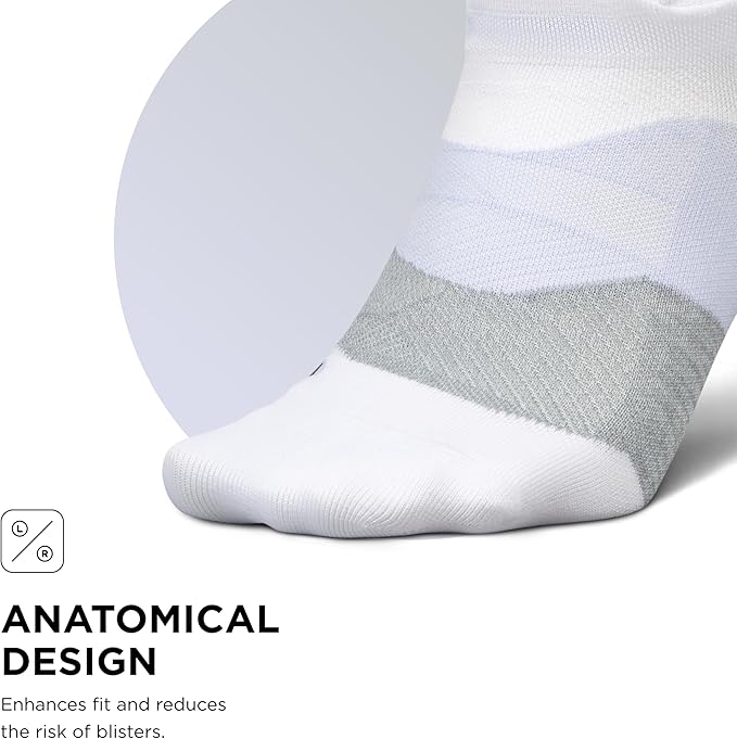 Feetures Elite Ultra Light Cushion Ankle Socks - Sport Sock with Targeted Compression