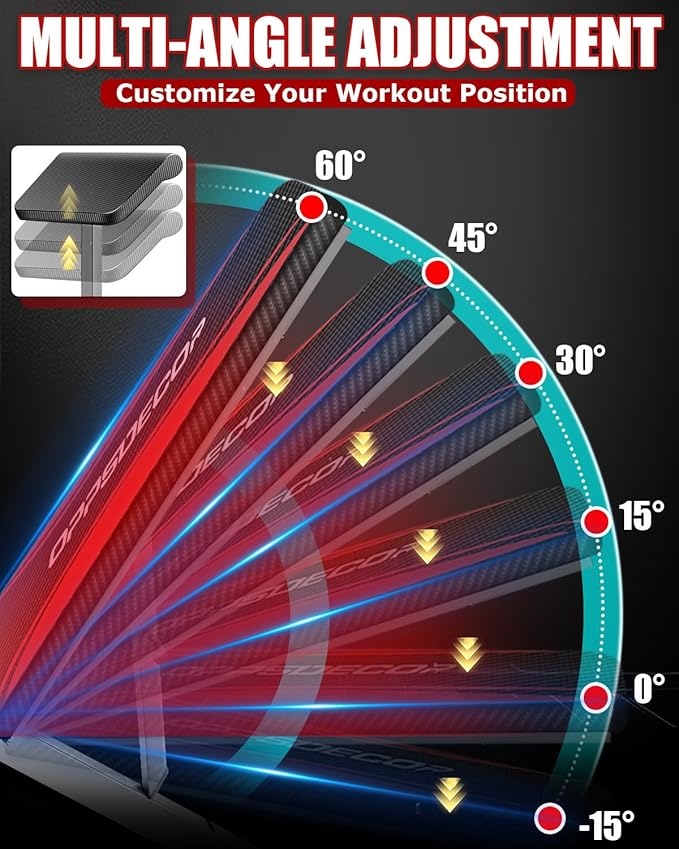 Professional Weight Bench with Leg Extension & Leg Curl & Preacher Curl, Heavy-Duty Adjustable Weight Bench Press Set Incline Decline Flat Workout Bench Full Body Strength Training for Home Gym