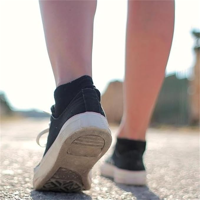 HUSO Compression Ankle Running Socks: Athletic Socks for Men Women with Cushion,Work Hiking Basketball Sport Socks 3 Pairs