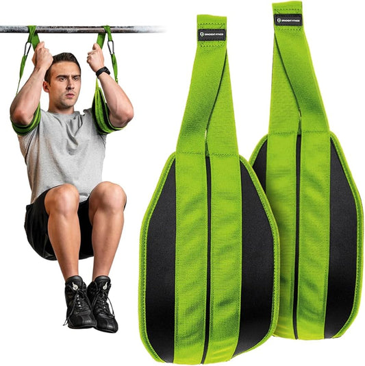 Gradient Fitness Hanging Ab Straps (2 pack), Pull Up Straps, Ab Destroyer, Ab Straps for Pull Up Bar, Ab Sling Straps, Workout Straps…