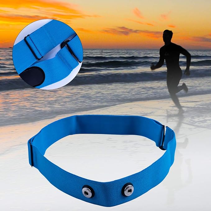 XUXIN Heart Rate Monitor Chest Strap Replacement Compatible with Wahoo Tickr Polar H10 H9 H7 Garmin HRM Coospo Waist Trimmer Exercise Belt Chest Strap
