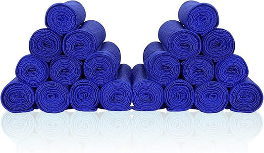 Cooling Towel 20 Pack (40"x12") Ice Towels, 160GSM Soft Breathable, Super Absorbent, Quick Cold Towel, for Bowling, Yoga, Travel, Camping, Golf, Football, Hiking, Outdoor Work