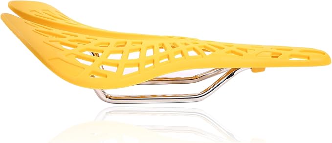 UNISTRENGH Bike Saddle Comfy Ultralight Mountain Bike Road Bicycle Hollow Out Spider Seat Cushion Bicycle Accessories