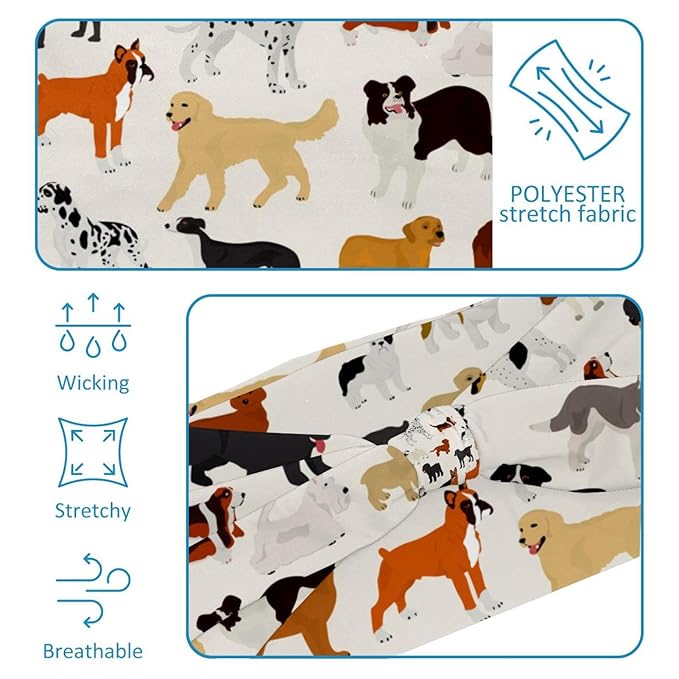 Dog Headbands for Women, Fashion Knotted Headband Wide Hairband Girls Hair Accessories