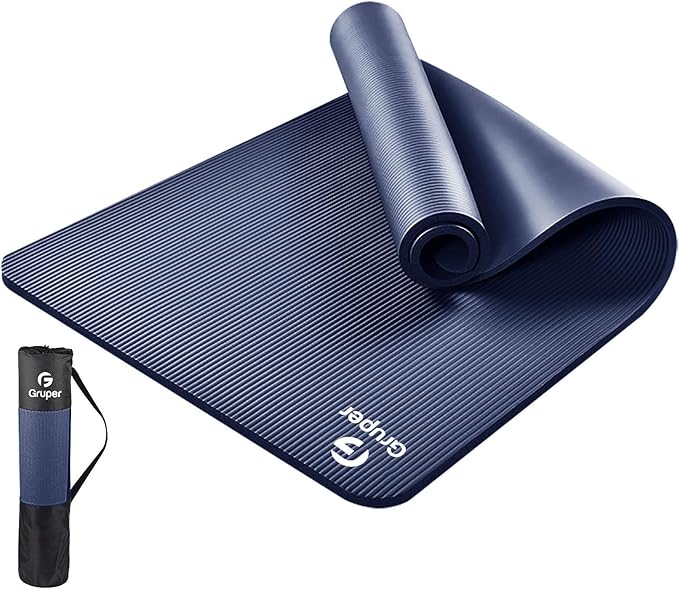 Yoga Mat Non Slip NBR Thick Yoga Mat, 72"L x 32"/24"W x 0.6"/0.4"TH (185cm x 80cm/61cm x 15mm/10mm), Anti-Tear Exercise Mat with Carrying Strap and Bag, Workout Mats for Yoga, Pilates, Floor Exercises