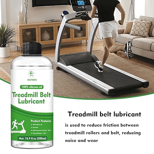 500ml Treadmill Lubricant for Belt, 100% Silicone Treadmill Oil, High Temperature Resistant Stable Treadmill Belt Lubricant, Treadmill Lube Suitable for Most Types of Treadmills