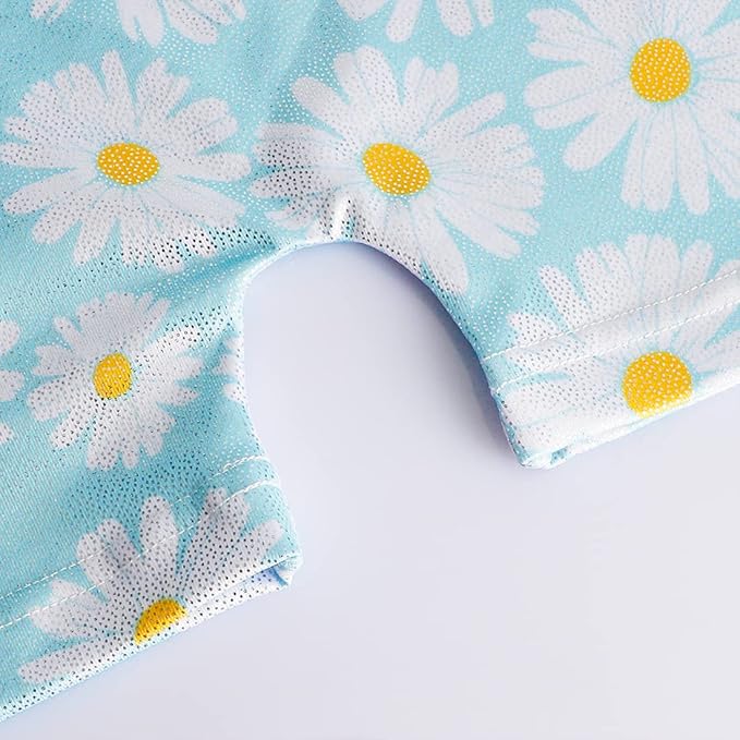 EQSJIU Leotards for Girls Gymnastics Sleeveless Sparkly Toddler Tumbling Outfits Dance Clothes Biketards for Kids 1-10 Years