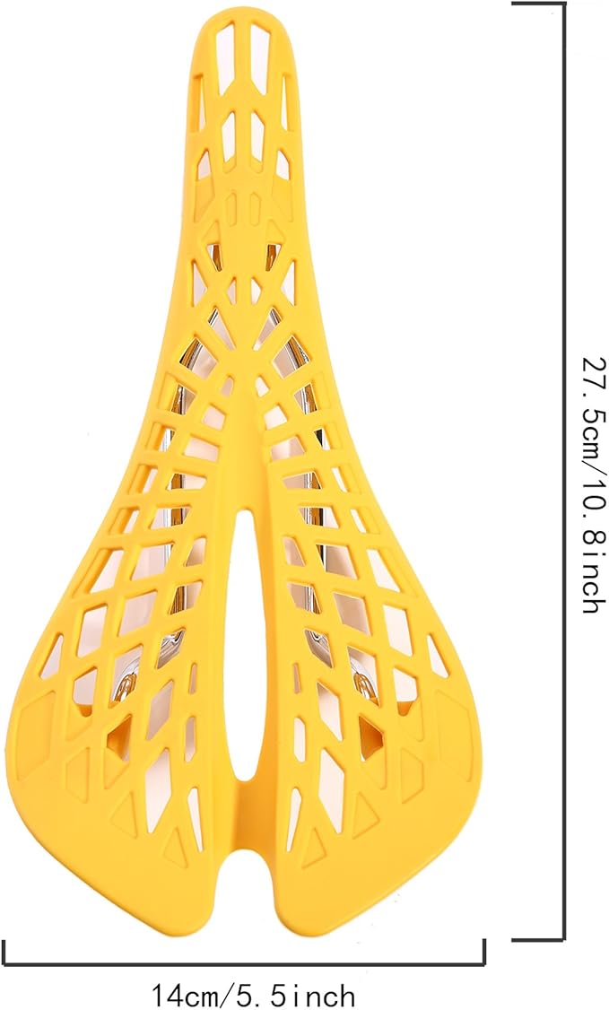 UNISTRENGH Bike Saddle Comfy Ultralight Mountain Bike Road Bicycle Hollow Out Spider Seat Cushion Bicycle Accessories