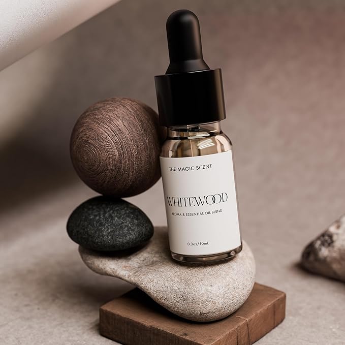 Whitewood Diffuser Oil - Hotel & Home Luxury Scents Inspired by 1 Hotel Miami, Compare to My Way Diffuser Oil Scents for Home, Designed for Use in All Diffusers - 0.3 fl oz, 10 mL